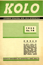Ročník V, Číslo 7+8, 1935