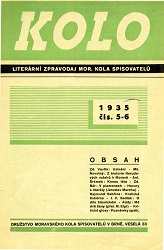Ročník V, Číslo 5+6, 1935