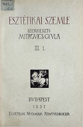 The Aesthetic Activities of The Year 1935 and 1936 Cover Image