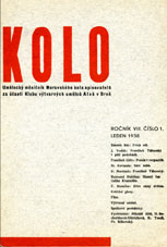 Ročník VIII, Číslo 1, 1938