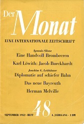 DER MONAT. 04. Jahrgang 1952 Nummer 48