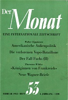 THE MONTH. Year V 1953 Issue 53 Cover Image
