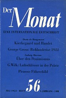 THE MONTH. Year V 1953 Issue 56 Cover Image