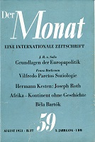 DER MONAT. 05. Jahrgang 1953 Nummer 59