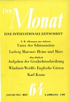 DER MONAT. 06. Jahrgang 1954 Nummer 64