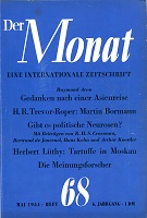 THE MONTH. Year VI 1954 Issue 68 Cover Image