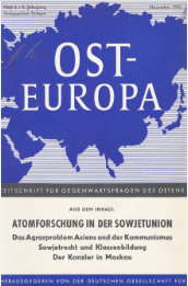 "Osteuropa" - Annual Reunion 1955 - Russa an Asia Cover Image