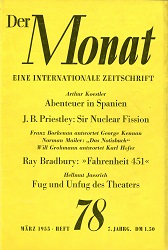 THE MONTH. Year VII 1955 Issue 78 Cover Image