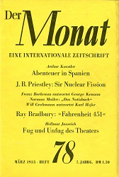 DER MONAT. 07. Jahrgang 1955 Nummer 78