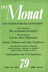 DER MONAT. 07. Jahrgang 1955 Nummer 79