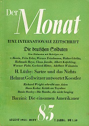 THE MONTH. Year VII 1955 Issue 83 Cover Image
