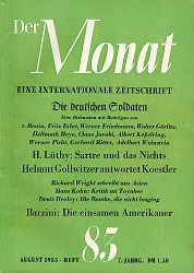 DER MONAT. 07. Jahrgang 1955 Nummer 83