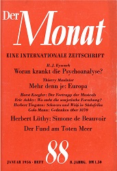 THE MONTH. Year VIII 1956 Issue 88 Cover Image