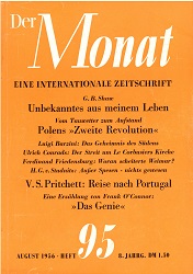 DER MONAT. 08. Jahrgang 1956 Nummer 95