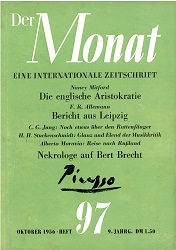 DER MONAT. 09. Jahrgang 1956 Nummer 97