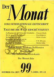 DER MONAT. 09. Jahrgang 1956 Nummer 99