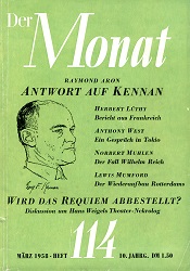 THE MONTH. Year 10, 1958, Issue 114 Cover Image