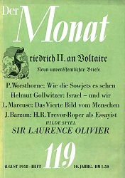 DER MONAT. 10. Jahrgang 1958, Nummer 119