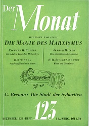 THE MONTH. Year 11, 1958, Issue 123 Cover Image