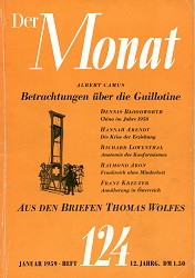 DER MONAT. 11. Jahrgang 1959, Nummer 124