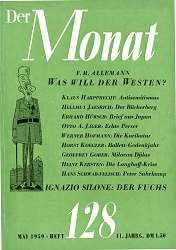 THE MONTH. Year 11, 1959, Issue 128 Cover Image