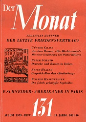 DER MONAT. 11. Jahrgang 1959, Nummer 131