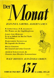 THE MONTH. Year 12, 1960, Issue 137 Cover Image