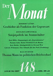THE MONTH. Year 13, 1961, Issue 148 Cover Image