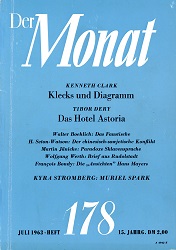 DER MONAT. 15. Jahrgang 1963, Nummer 178