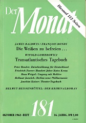 DER MONAT. 16. Jahrgang 1963, Nummer 181