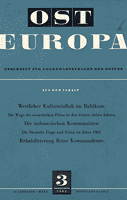 SURVEY: The German Question and Poland in 1962 Cover Image