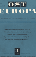 Jahrestagung 1963 (der Deutschen Gesellschaft für Osteuropakunde)