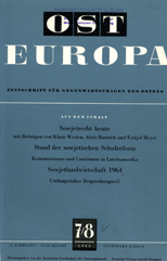 SURVEY: Standard of Performanceand Situation of the Soviet Agriculture 1964 Cover Image