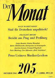 DER MONAT. 17. Jahrgang 1965, Nummer 205