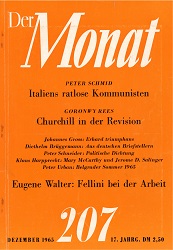 DER MONAT. 17. Jahrgang 1965, Nummer 207