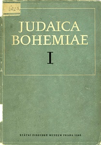 The Hebrew Chronicle of the History of the Prague Jews of the Second Half of the 18th Century Cover Image