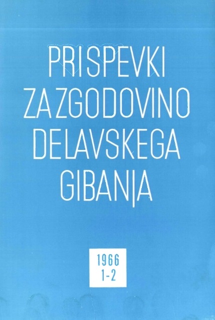 Nastajanje akcijske enotnosti slovenskega delavstva