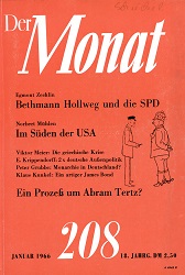 DER MONAT. 18. Jahrgang 1966, Nummer 208