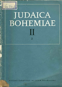 Mitgliedsverzeichnis der jüdischen Gold-, Silber- und Galanteriearbeiter-Zunft in Prag in den Jahren 1805—1860