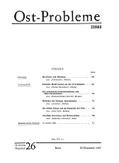 «Problems of the East», Issue 1967 / 26 Cover Image