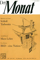 DER MONAT. 19. Jahrgang 1967, Nummer 226