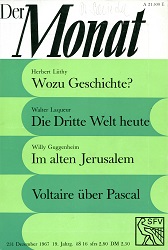 DER MONAT. 19. Jahrgang 1967, Nummer 231