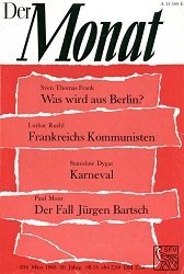 DER MONAT. 20. Jahrgang 1968, Nummer 234