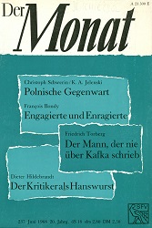 DER MONAT. 20. Jahrgang 1968, Nummer 237