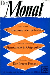 DER MONAT. 20. Jahrgang 1968, Nummer 242