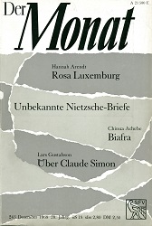 THE MONTH. Year 20, 1968, Issue 243 Cover Image