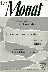 DER MONAT. 20. Jahrgang 1968, Nummer 243