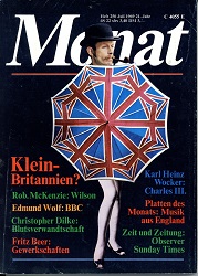 THE MONTH. Year 21, 1969, Issue 250 Cover Image
