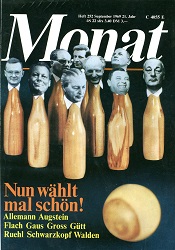 THE MONTH. Year 21, 1969, Issue 252 Cover Image