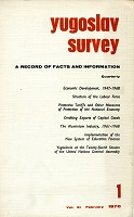 ECONOMIC DEVELOPMENT, 1947-1968 (OF YUGOSLAVIA) Cover Image